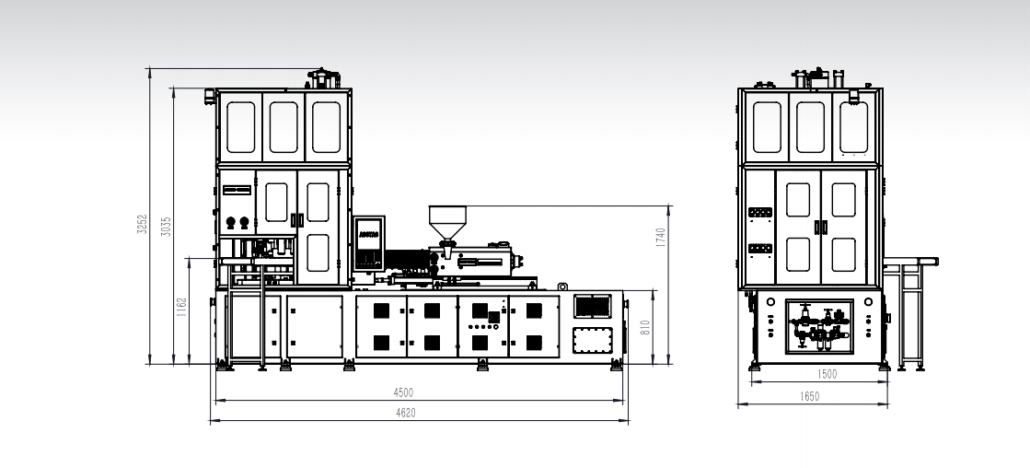 one step injection blow molding machine-AOK-150-30T-2
