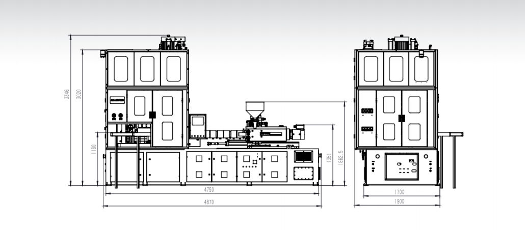 one step injection blow molding machine-AOK-250-50T-1